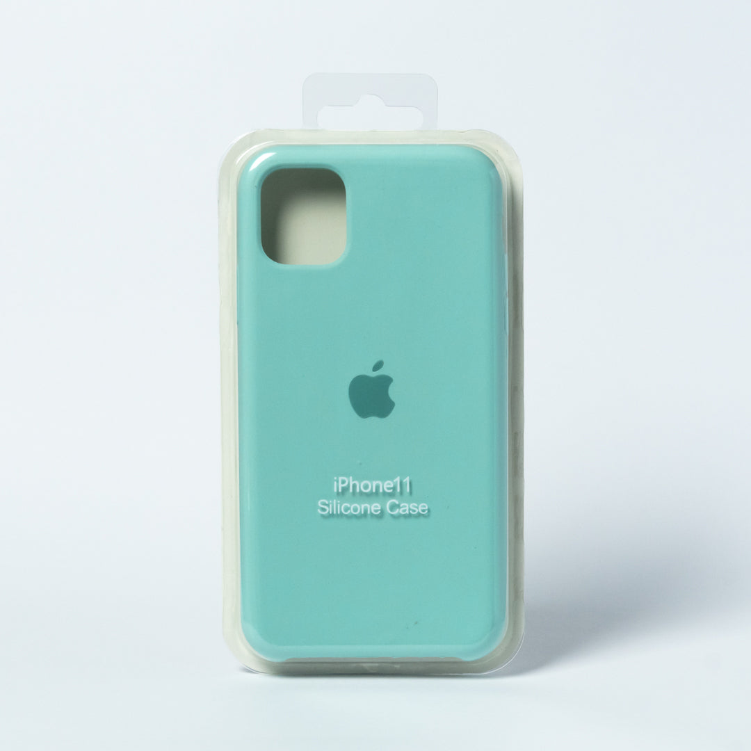 Icoveri Funda de Silicona Antigolpes Verde para iPhone 11